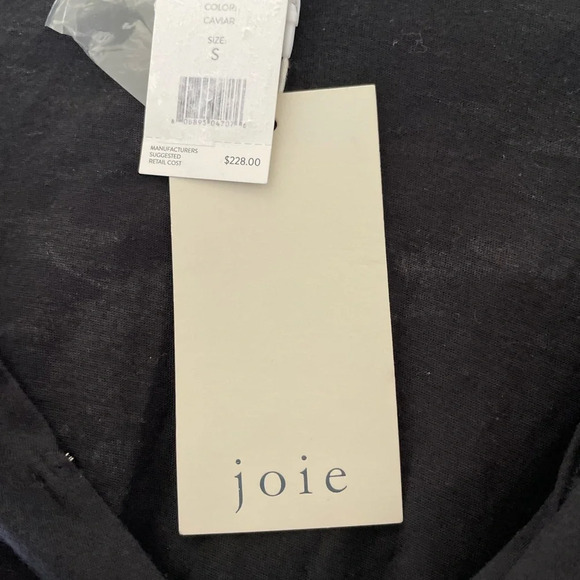 Joie Corelle mini dress in caviar - Picture 8 of 14